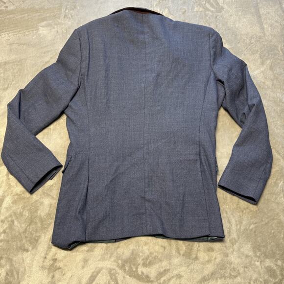 Zara Man Mens Blazer Size 38 Double Button Semi Formal Office Preppy Classic - Picture 15 of 15